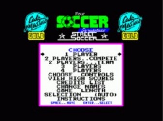 4 Soccer Simulators – Street Soccer (1989)(Codemasters Gold)[48-128K] Rom